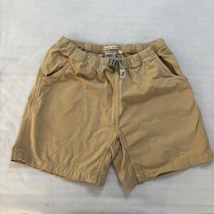 Gramicci G-Short Climbing Shorts Mens Large Khaki Tan Cotton W-1051-56 Belted